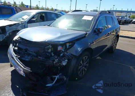 2017 Subaru Outback 2.5I Limited из США, поврежденный, VIN 4S4BSANC1H3261221